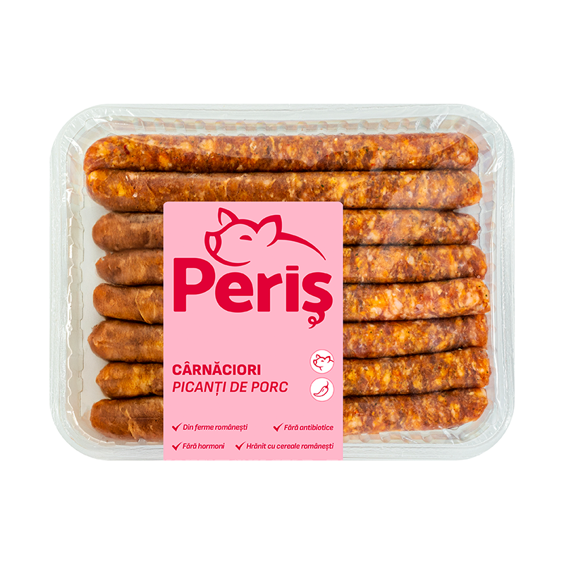 Cârnăciori picanți de porc (500g)