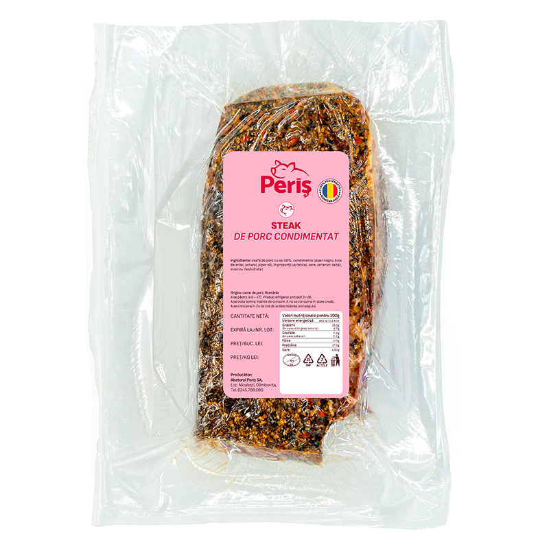 Steak de porc condimentat (500g)