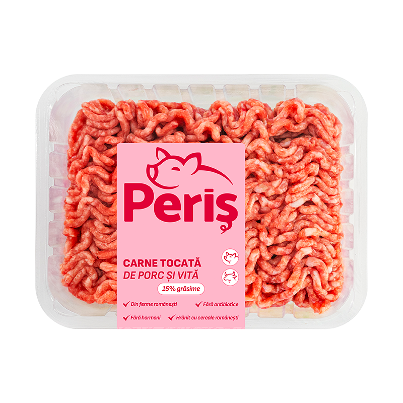 Amestec carne tocată vită și porc 15% grasime